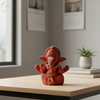 Ganesha Idol Soft Feel Mukut Orange – "3.5 inch" Polyresin | Car, Gift, Home | 3-Y Warranty | Dev Tattva
