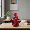 Ganesha Idol Soft Feel Pagdi Maroon – "3.5 inch" Polyresin | Car, Gift, Home | 3-Y Warranty | Dev Tattva