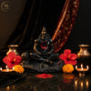 Gold Plated Titwala Ganesha Idol Brown – "3.5 inch" Polyresin | Car, Gift, Home | 3-Y Warranty | Dev Tattva